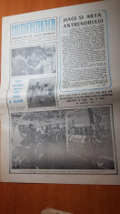 ziarul fotbal 2 februarie 1990-art.&amp;quot;hagi si arta antrenorului&amp;quot; de ionut chirila foto