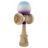 Kendama X Originala, Ata 62/65 cm Gradient Albastru deschis/Alb/Mov