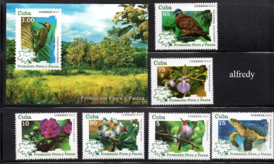 CUBA 2014, Fauna, Flora, serie neuzata, MNH foto