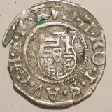 Ungaria 1 Denar Argint 1589 KB Rudolf II - Moneda Veche