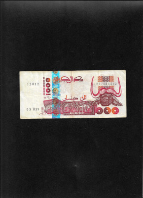 Algeria 1000 dinars 1998 seria1257285512 foto