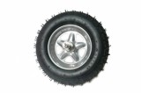 Roata roaba Micul Fermier 3.50-8, janta gri, cu ax FarmGarden AgroTrade