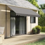 VidaXL Copertină retractabilă, antracit, 300x150 cm, textil și oțel