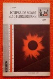 Eclipsa de soare din 15 februarie 1961 - I. Dima