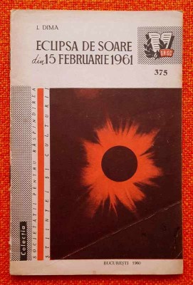 Eclipsa de soare din 15 februarie 1961 - I. Dima foto