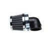 Filtru Aer Sport Conic KM102M3, 35mm, Cot 90 Grade, Cromat - Universal Moto
