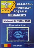 Catalogul timbrelor postale romanesti, Vol. 2 (1948-1989). Colectie timbre Romania. Ghid filatelie