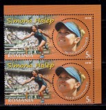 Cumpara ieftin RO 2018 ,LP 2209 ,&quot;Simona Halep , un campion de marca&quot;, serie pereche V ,MNH, Religie, Nestampilat