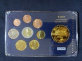 Set Euro Luxemburg 2004, 8 Monede + Medalie, UNC, Colectie Numismatica