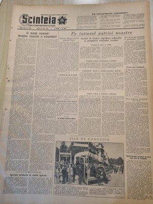 scanteia 9 iunie 1954-art. ploiesti,baia mare,suceava,gradina botanica cluj foto
