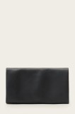 AllSaints portofel de piele HARLUNA culoarea negru, W208XD