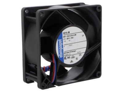Ventilator EBM-PAPST DC axial 24V 92x92x38mm 130m3/h 51dBA foto