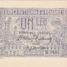 ROMANIA 1 LEU 1915 UNC