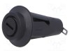 Clemă siguranţe cilindrice 5x20mm 10A neagră Stelvio Kontek