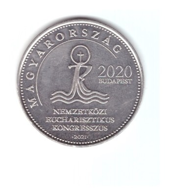 Moneda Ungaria 50 forint/forinti 2021 International Eucharistic Congress, stare foarte buna, cu luciu foto