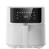 Friteuza cu aer cald HAF-B6WH17SQ, 1700 W, 5.7l, display digital, termostat reglabil 80-200 grade, Alb
