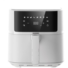Friteuza cu aer cald HAF-B6WH17SQ, 1700 W, 5.7l, display digital, termostat reglabil 80-200 grade, Alb