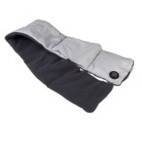 Esarfă termică re&icirc;ncărcabilă Ambiano, 15x125cm, gri/negru, alimentare USB, 5 ore autonomie