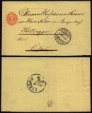 Switzerland 1891 Postal stationery Wrapper Zurich to Lindau Germany DB.185