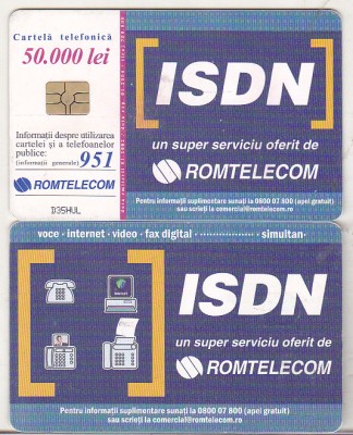 bnk card Cartela telefonica 2002 - ISDN 1 - RO-ROM-0135 foto