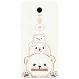 Husa silicon pentru Xiaomi Remdi Note 3, Bear Family