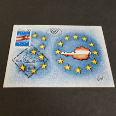 CARTE POSTALA MAXIMA ANIVERSARA AUSTRIA 1986 NECIRCULATA ( Cod. C.P.M.A. 60) foto