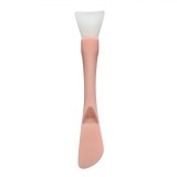 Pensulă Dublă Silicon Aplicare Mască, Roz, 15 cm, Oem