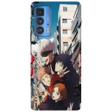 Husa compatibila cu Motorola Moto G51 5G model Jujutsu Kaisen Anime, Silicon, TPU, Viceversa, Transparent, Carcasa