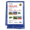 Prelata cu ochiuri de prindere 80g m2 albastra 4x5m