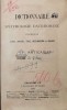 Dictionnaire d&#039;Etymologie Daco-Romane - A. de Cihac, 1879, Francfort, 816 pagini, Coperta Cartonata, Stare Buna