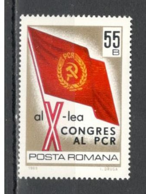 Romania.1969 Congresul pcr YR.434 foto