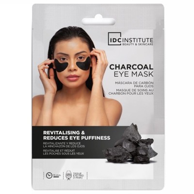 Set 2 masti pentru ochi cu carbune activ si acid hialuronic IDC Institute 3425, 8 g foto