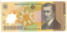 SV * Romania 500000 LEI 2000 * semn. Ghizari * XF