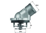 MAHLE TI 45 87D termostat,lichid racire