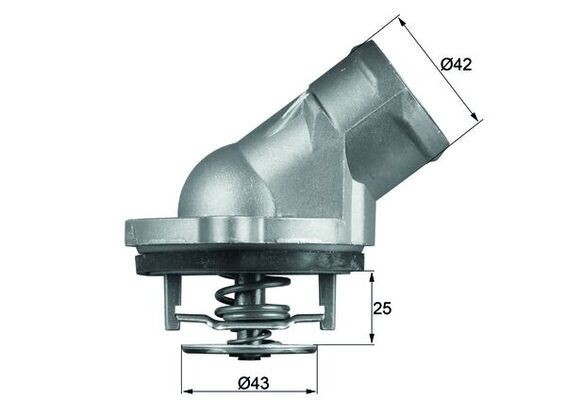 MAHLE TI 45 87D termostat,lichid racire