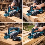 Rindea fara acumulator 20V WAINER EP1, lățime 82 mm, ad&acirc;ncime 2 mm