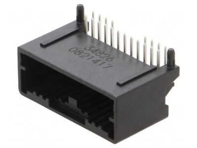 Conector Automotive Mini50 Tată Soclu PCB 20 PIN THT foto