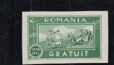 ROMANIA 1933 TIMBRU GRATUIT MNH foto