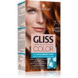 Schwarzkopf Gliss Color Culoare permanenta pentru par culoare 7-7 Copper Dark Blonde 1 buc