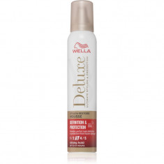 Wella Deluxe Definition & Protection spuma pentru fixare și formă 200 ml