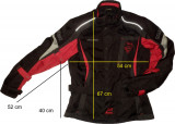 Geaca moto CYCLE SPIRIT protectii, mesada, ventilatii (M/S) cod-218361, L