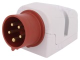 Conector alimentare trifazat 16A 400VAC IP44
