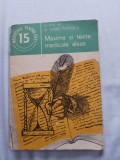 Maxime si texte medicale alese