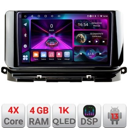 Navigatie Skoda Octavia 4 2020-2024 Android radio gps internet 4+64 InCell Display 1K KIT-octavia4+EDT-E210-RK CarStore Technology