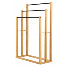 Suport pentru prosoape, maro si negru, 83,5 x 55 x 24 cm