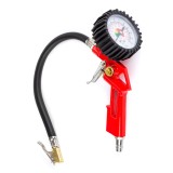 Pistol pentru umflare anvelope cu manometru mecanic mare 12 BAR PT-15 AMiO, pentru auto, motociclete, scutere si biciclete