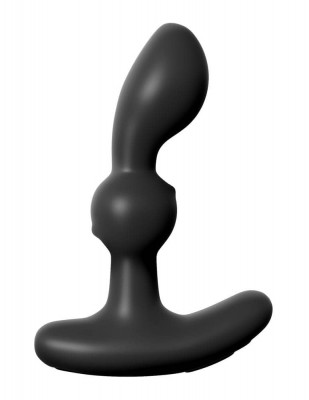 Vibrator Anal P-motion Massager, Negru, 15 cm foto