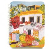 Cumpara ieftin Carnet cu spira Dimineata insorita, 12 x 16 cm, 100 foi dictando cu soare,