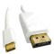 Adaptor DisplayPort 1.2 cu USB 3.1, 2m, Alb