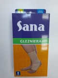 Glezniere Elastice SANA SARAH, Marimea L, 2 Bucati/Cutie, Suport Glezna, Entorse, Luxatii, Dureri